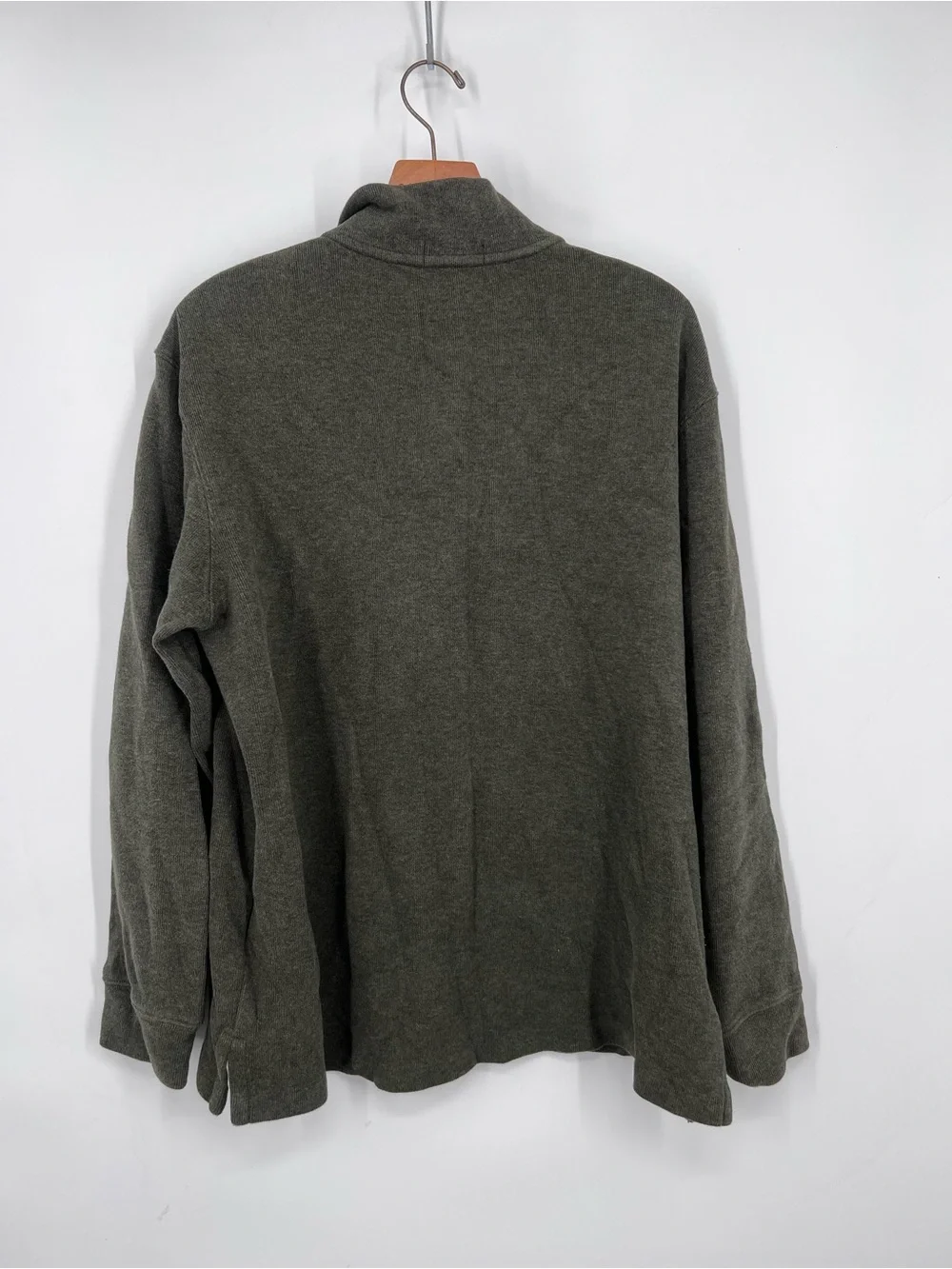 Polo Ralph Lauren Green Purple Pony Embroidered 1/4 Zip Pullover